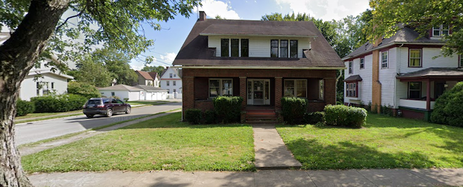 A Google Streetview image of a brick house at 340 Laurel Blvd