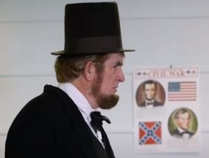 abe lincoln reenacter