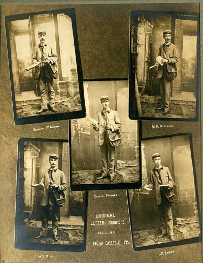 photo of our 0riginal five postal carriers