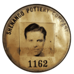 Shenango Pottery Employee Badge #1162