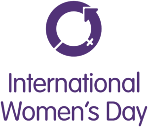 Official logo for International Women's Day used with permission.