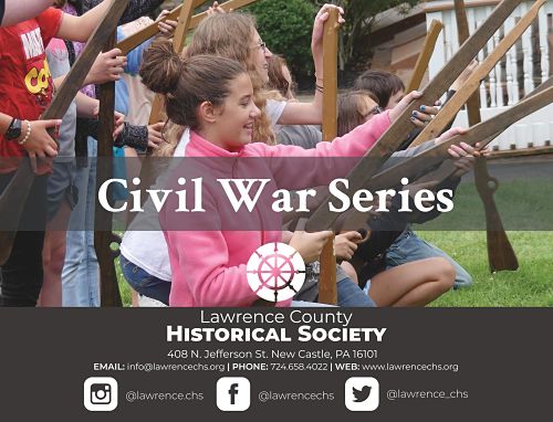 photo of post card announcing civil war series