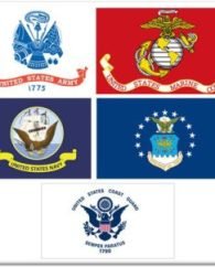 emblems for branches of the us military
