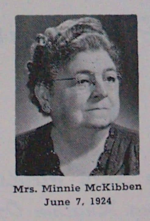 Minnie Pearl Riddle McKibben policewoman June 7, 1924