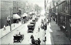 vintage photo of downtown ellwood city