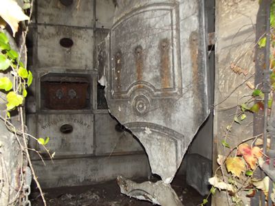 vandals broke door in greenwood cemetery